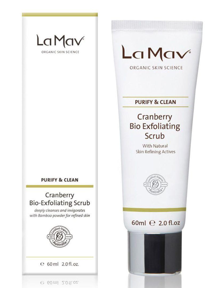 La Mav AHA Face Exfoliate (was Cranberry Bio Exfoliating Scrub), 60ml - NZ Health Store