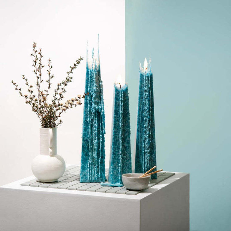 Living Light Icicle Candle - Ocean Sage - NZ Health Store