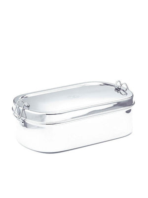 Meals in Steel Large Oval Lunchbox - NZ Health Store