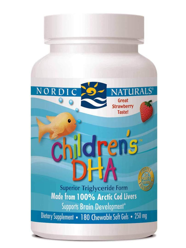 Nordic Naturals Children's DHA strawberry flavoured softgels - NZ Health Store
