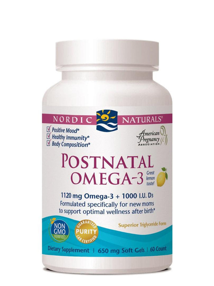Nordic Naturals Postnatal Omega 3, 60 softgels - NZ Health Store