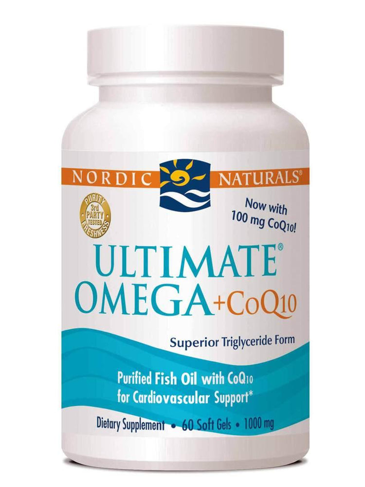 Nordic Naturals Ultimate Omega + CoQ10 (soft gels) - NZ Health Store