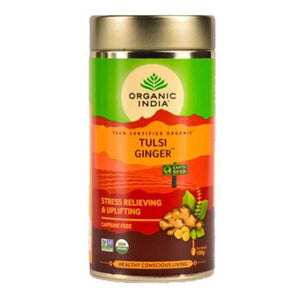 Organic India Ginger, 100g loose leaf tea - NZ Health Store