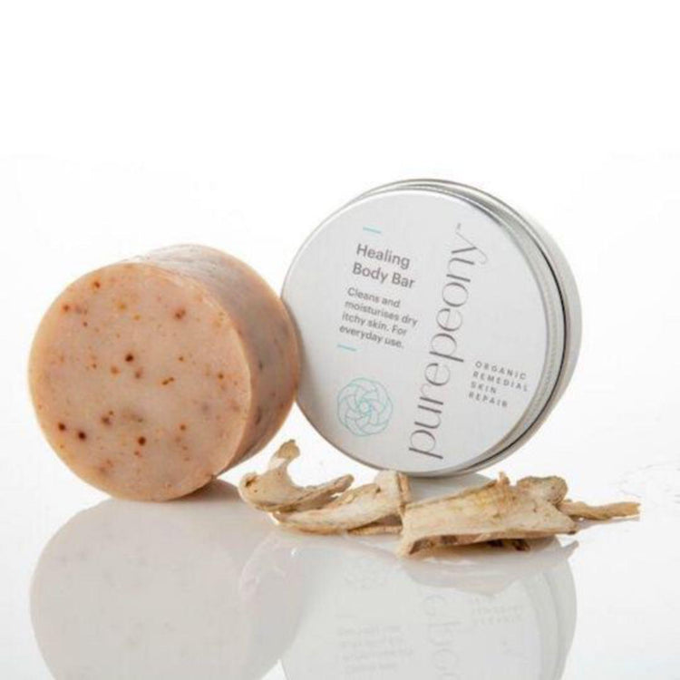 Pure Peony Healing Body Bar (1 or 3 Pack) or 85g large bar - NZ Health Store