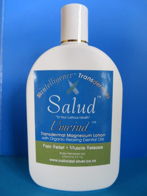 Salud Unwind Transdermal Magnesium Lotion 375 ml - NZ Health Store