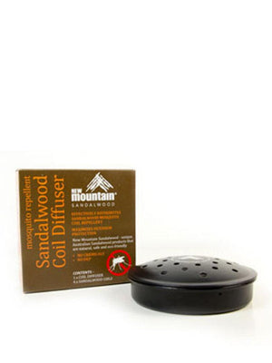 New Mountain Sandalwood Coil Diffuser Mosquito Repellent REFILL ONLY AVAILABLE (6 hr burn time) - NZ Health Store