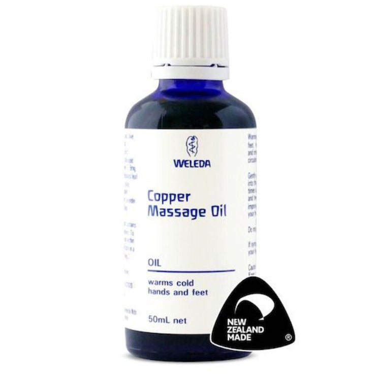 Weleda Copper Massage Oil, 50ml - NZ Health Store