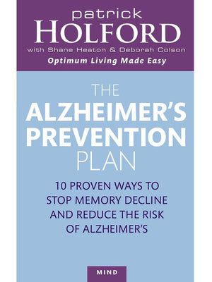 Alzheimers Prevention Plan by Patrick Holford - NZ Health Store