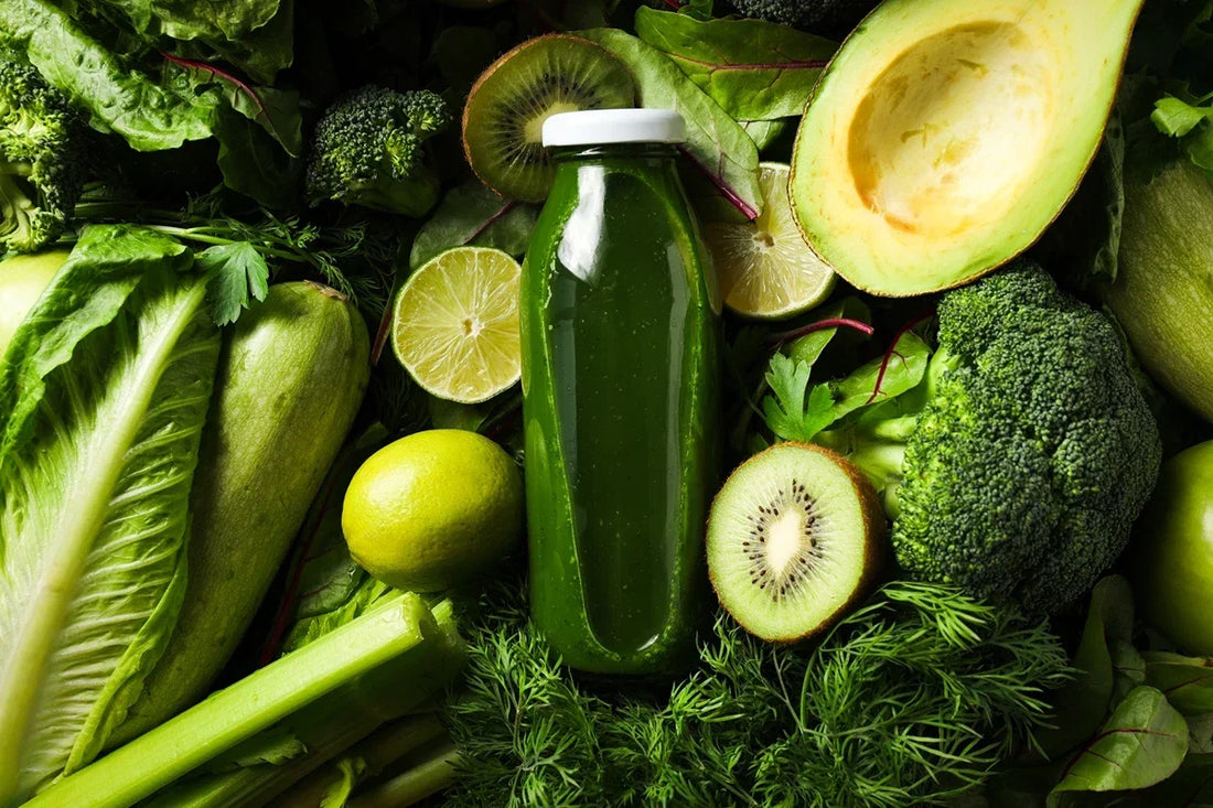 A green detox smoothie