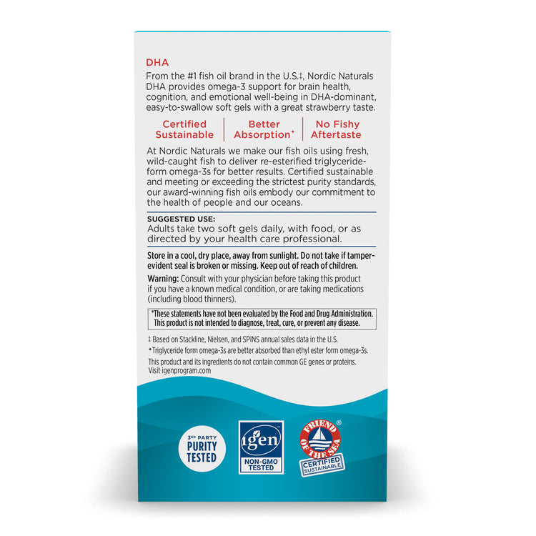 Nordic Naturals DHA, 90 soft gels