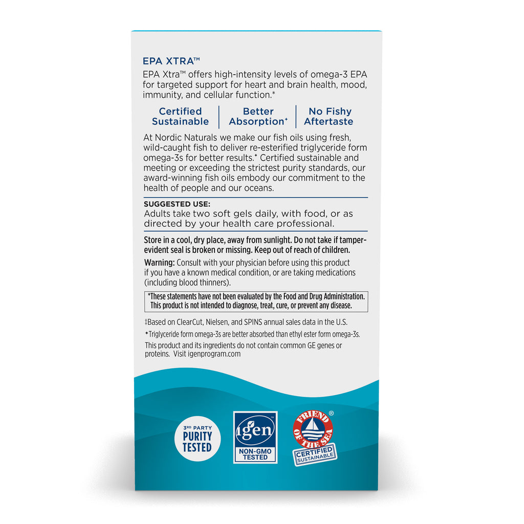 Nordic Naturals EPA Xtra 60 soft gels