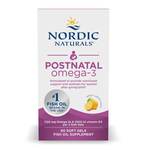 Nordic Naturals Postnatal Omega 3, 60 softgels