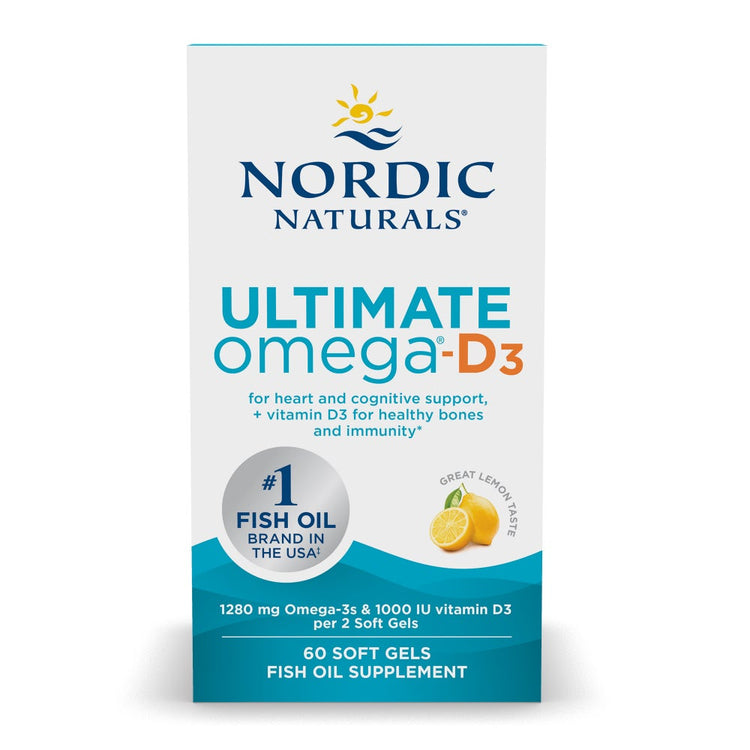 Nordic Naturals Ultimate Omega D3 Softgels