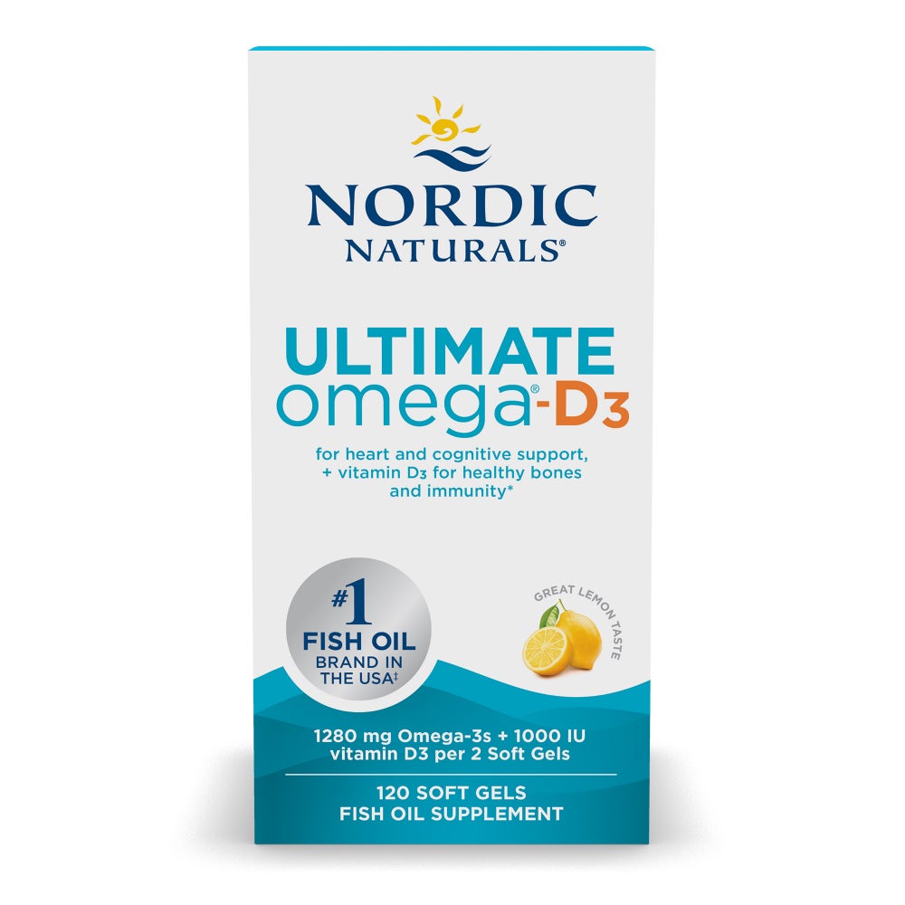 Nordic Naturals Ultimate Omega D3 Softgels