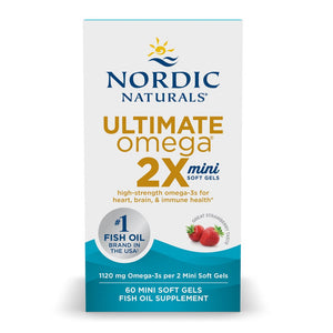 Nordic Naturals Ultimate Omega 2X Mini Soft Gels, 60 Mini Soft Gels