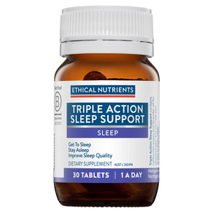 Ethical Nutrients Triple Action Sleep Support, 30 Tablets - NZ Health Store