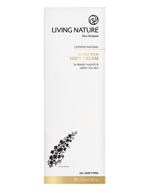 Living Nature Ultra Rich Body Cream, 150ml - NZ Health Store