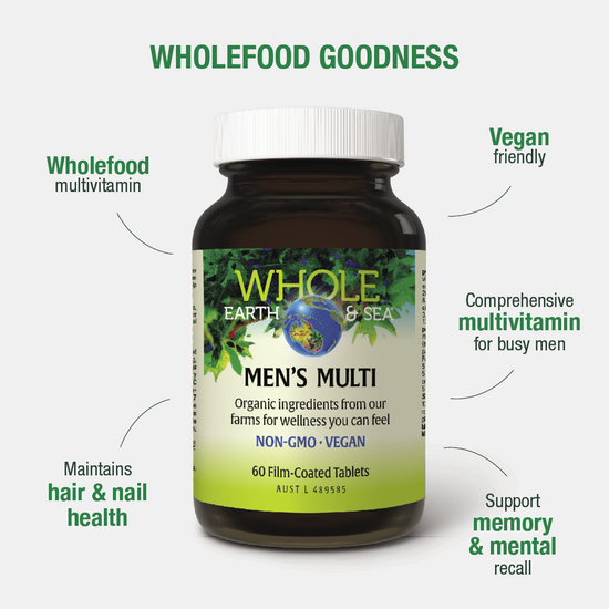 Whole Earth & Sea Men's Multi 60 Tablets