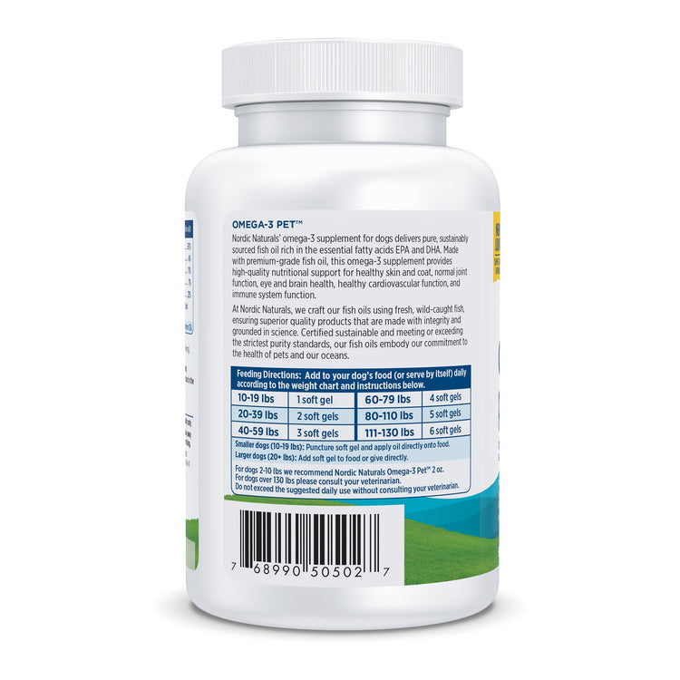 Nordic Naturals Omega-3 Pet Soft Gels