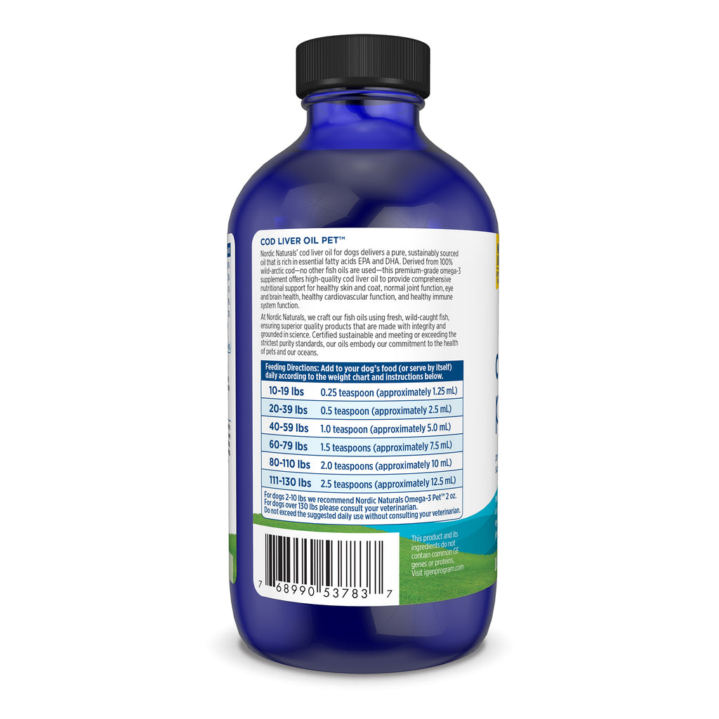 Nordic Naturals Pet Cod Liver Oil, 237ml