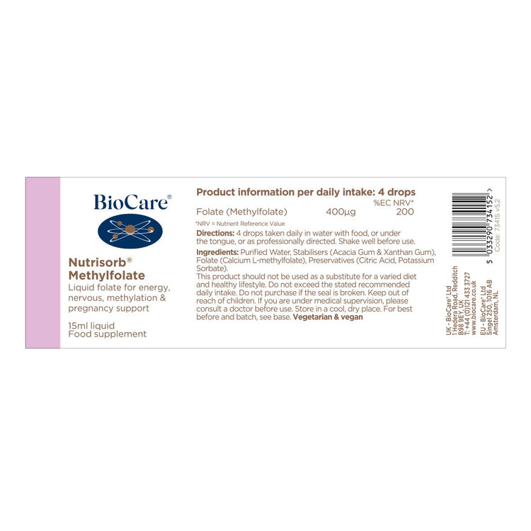 Biocare Nutrisorb Methylfolate 15ml