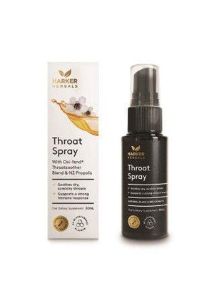 Harker Herbals Adult's Throat Spray 30ml - NZ Health Store