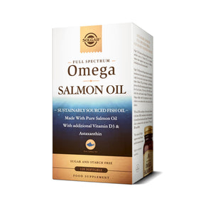 Solgar Full Spectrum Omega Salmon Oil, 120 Softgels