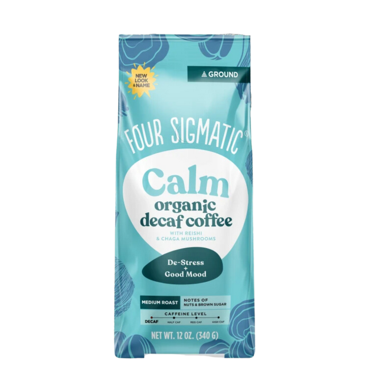 Four Sigmatic Calm Organic Decaf Coffee Ground, 340g