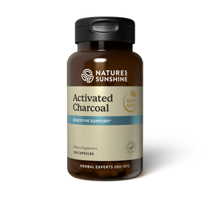 Natures Sunshine Charcoal, Activated, 120 caps