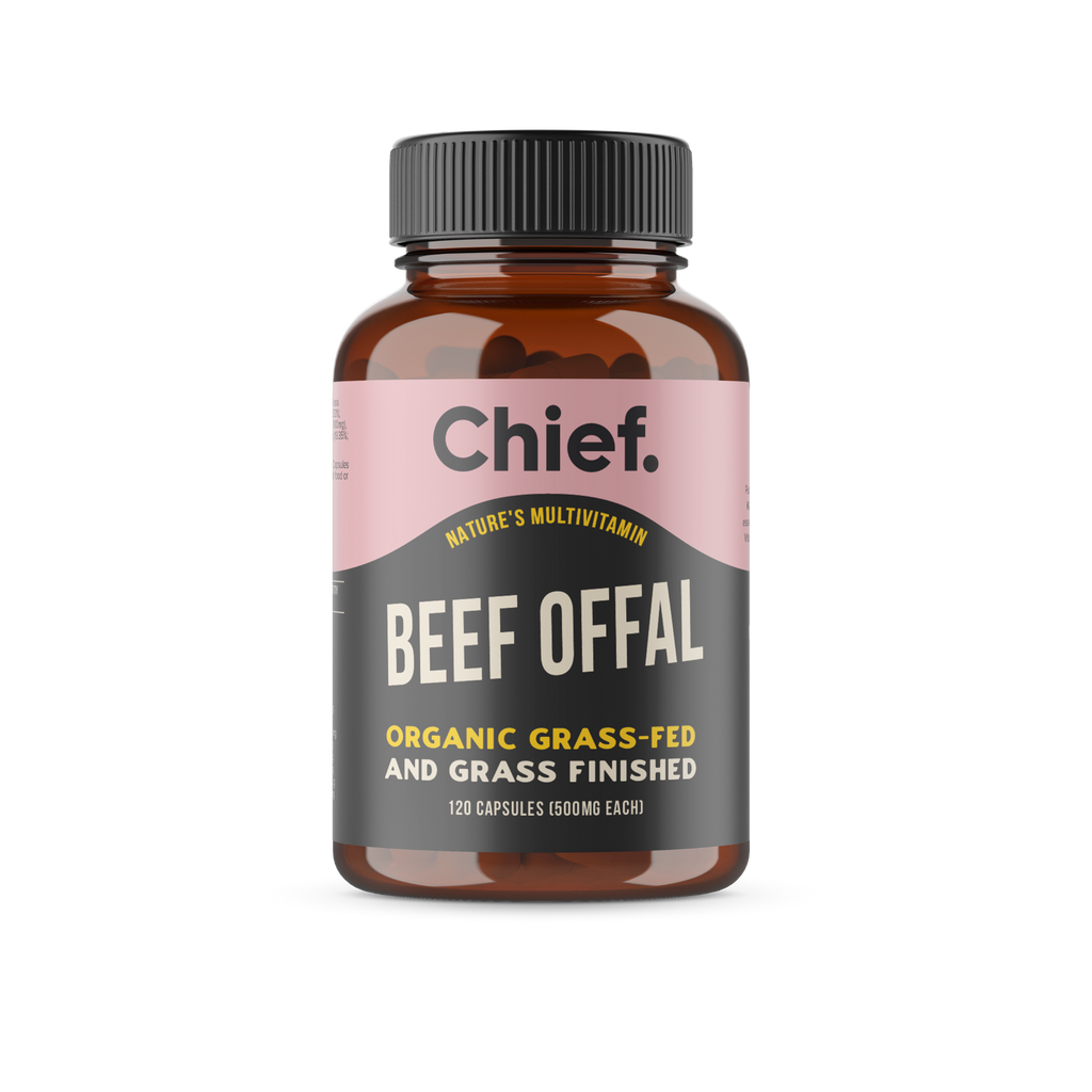 Chief Organic Beef Offal, 120 Capsules