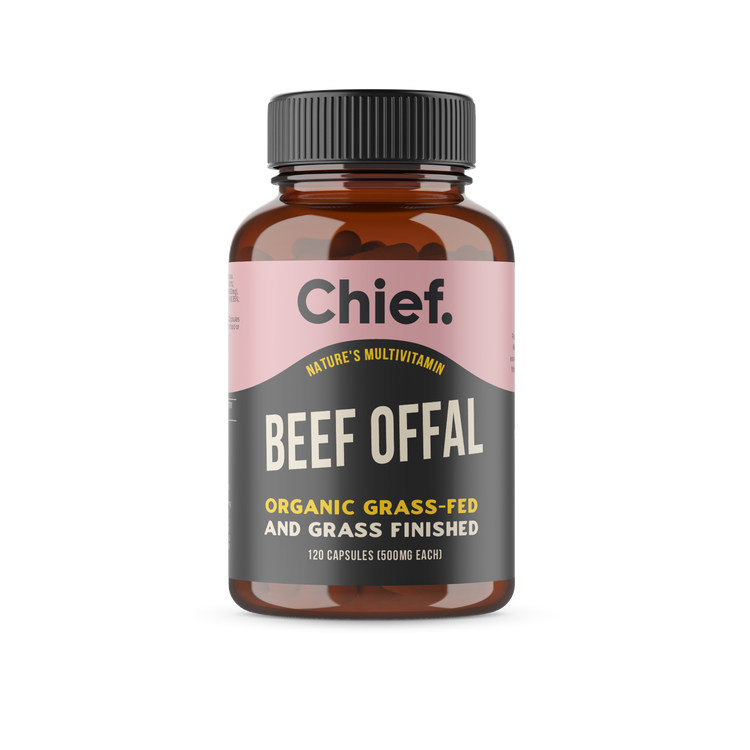 Chief Organic Beef Offal, 120 Capsules