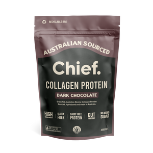Chief Grass-fed Collagen Protein Powder Dark Chocolate, 450g