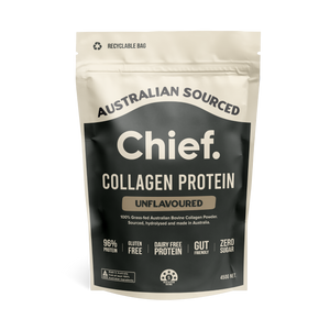 Chief Grass-fed Collagen Protein Powder Unflavoured, 450g