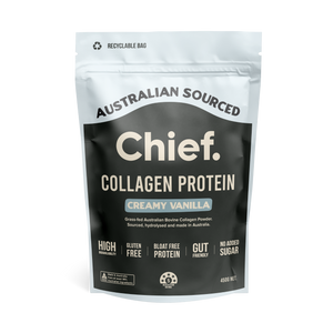 Chief Grass-fed Collagen Powder Creamy Vanilla, 450g