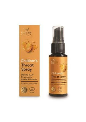 Harker Herbals Children's Throat Spray 30ml - NZ Health Store