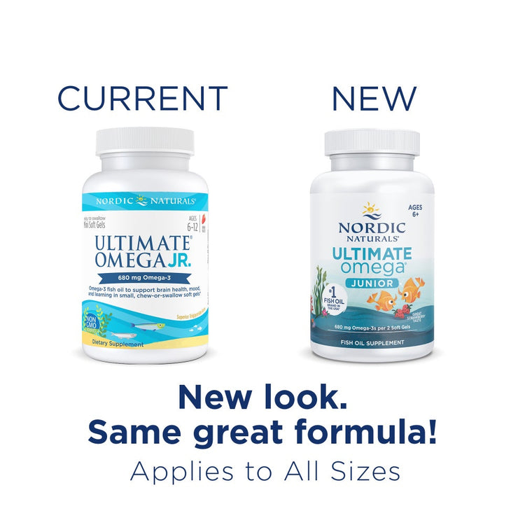 Nordic Naturals Ultimate Omega Junior 90 Soft Gels