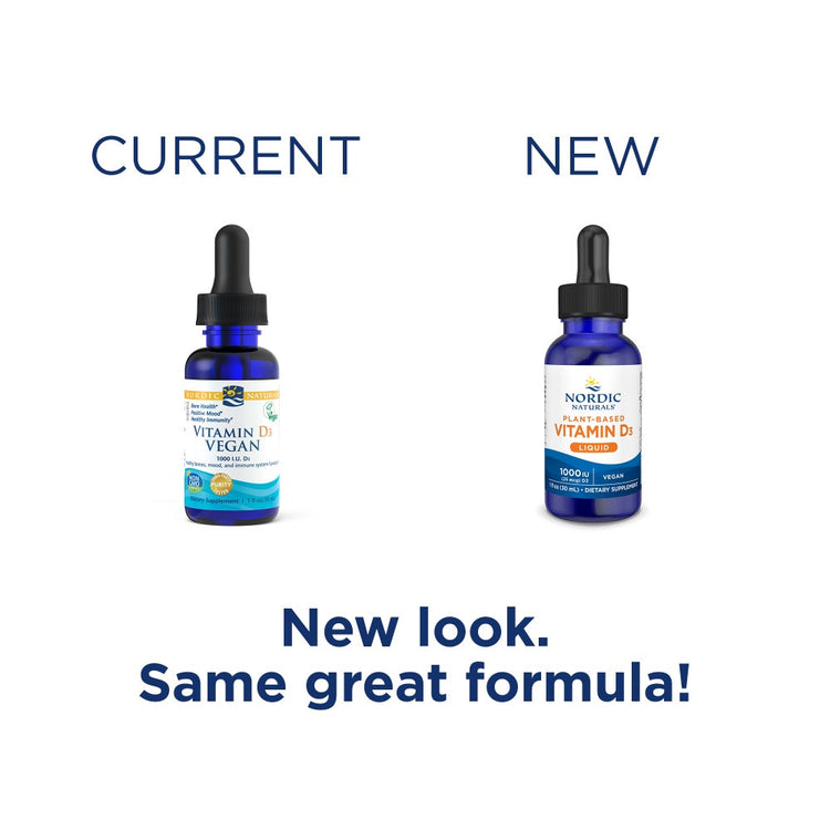 Nordic Naturals Plant-Based Vitamin D3 Liquid 30ml