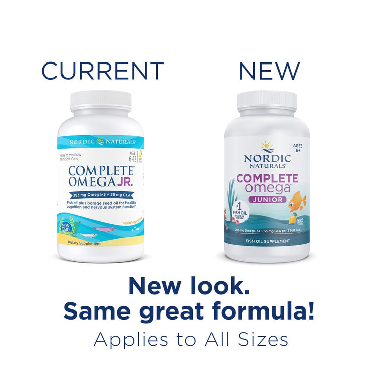Nordic Naturals Complete Omega Junior (90 lemon mini softgels for ages 5+)