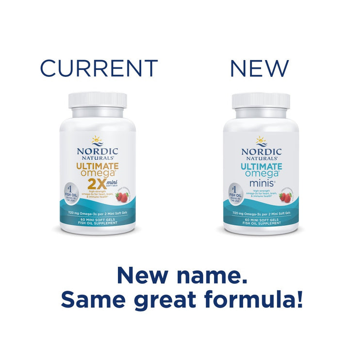 Nordic Naturals Ultimate Omega Minis, 60 Mini Soft Gels