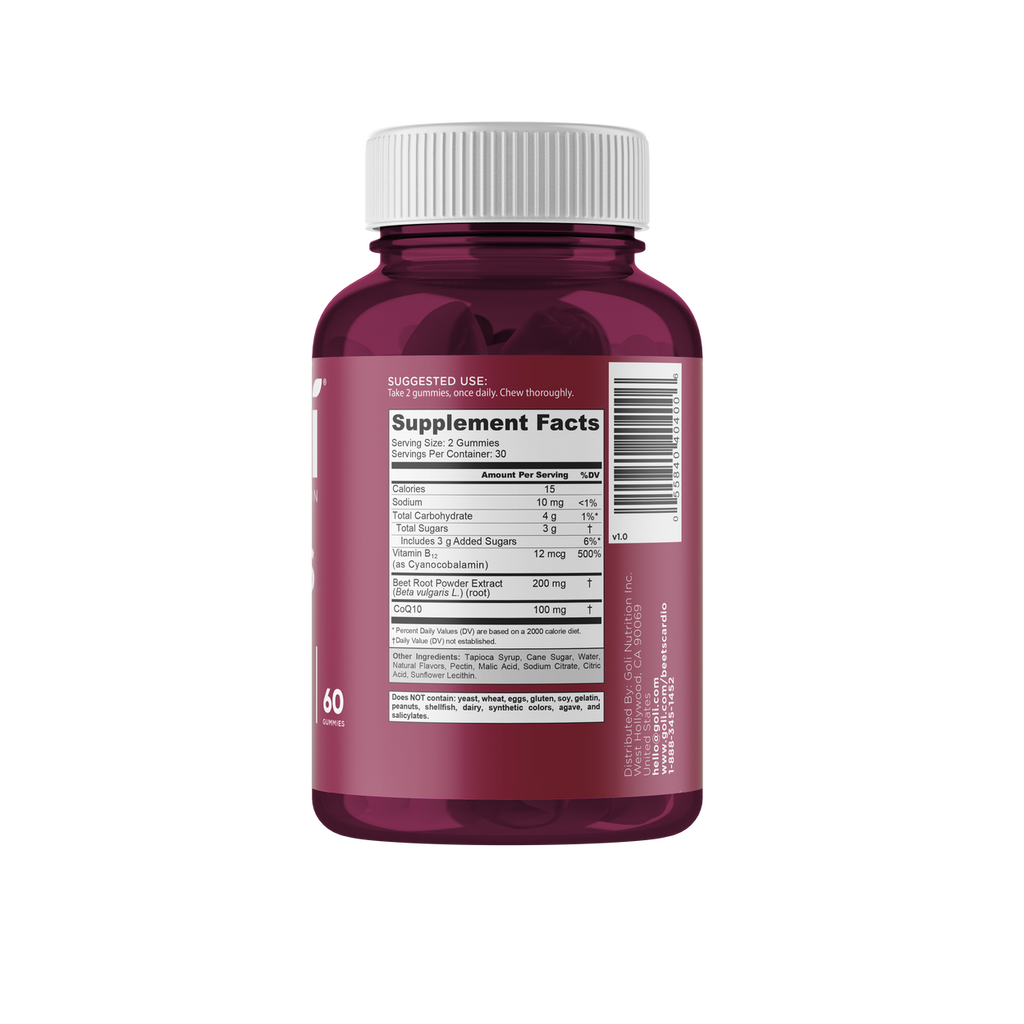 Goli Beets, 60 Gummies