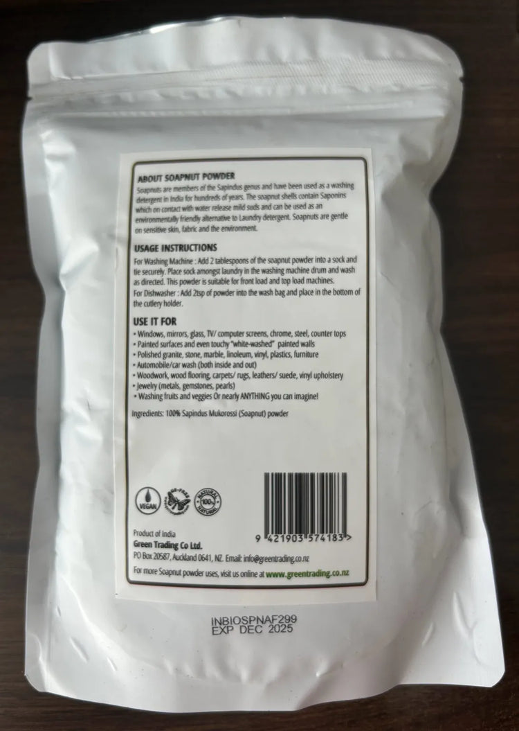 Green Trading Organic Soapnut Powder, 300g