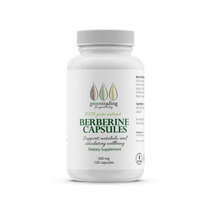 Green Trading Berberine Capsules 500mg, 120 Capsules