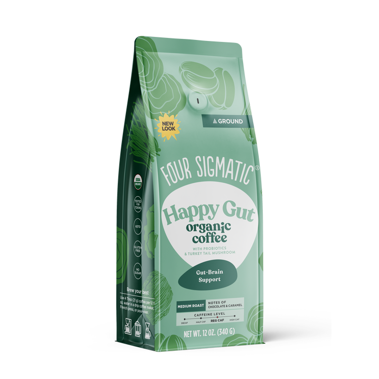 Four Sigmatic Happy Gut Organic Coffee Ground, 340g