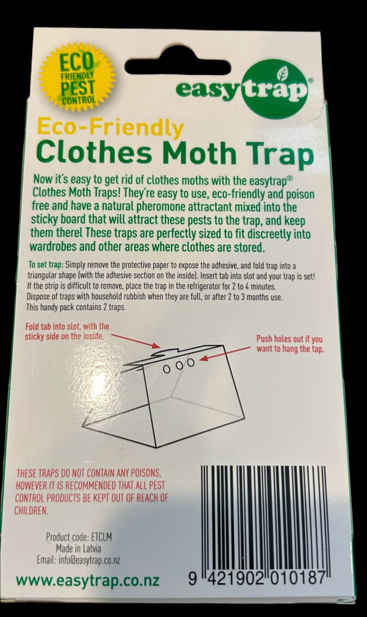 Easy Trap Clothes Moth Trap, 2 Pack