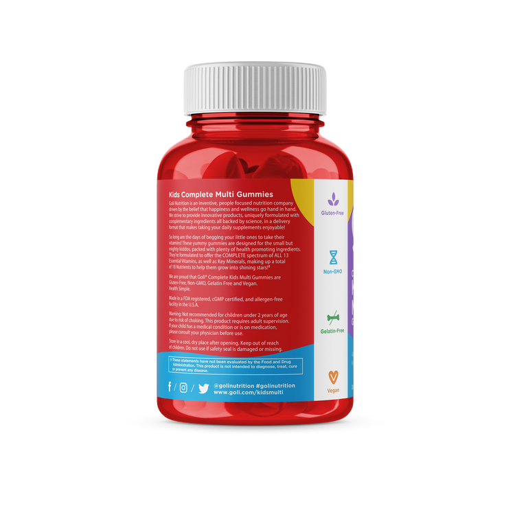 Goli Complete Kids Multi 80 Gummies