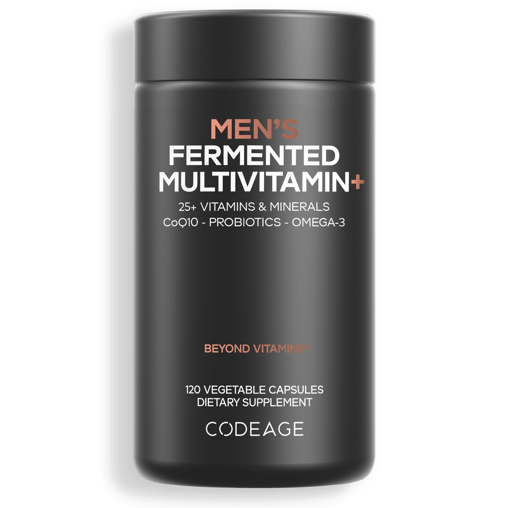 Codeage Men's Fermented Multivitamin+ 120 Vegetable Capsules