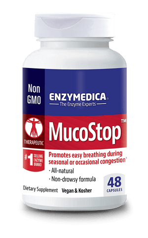 Enzymedica Muco Stop, 48 capsules - NZ Health Store