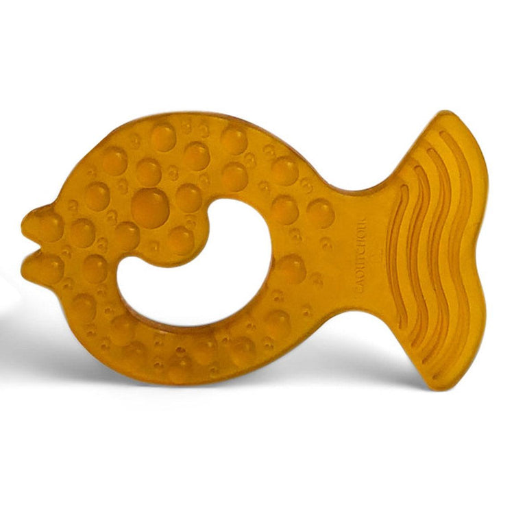 Natural Rubber Teether Fish in Reusable Case - NZ Health Store