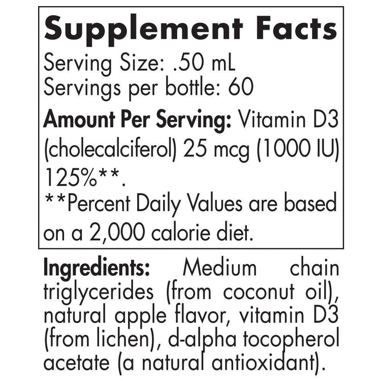 Nordic Naturals Vitamin D3 Vegan 30 ml - NZ Health Store