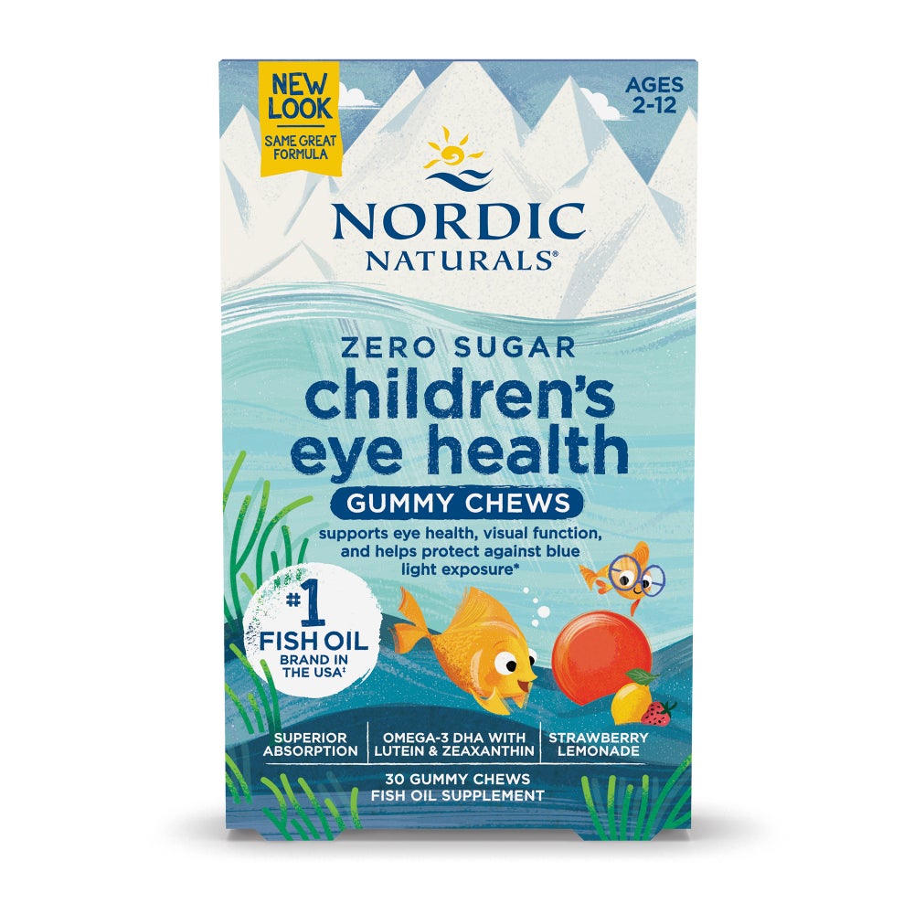 Nordic Naturals Children’s Eye Health Strawberry Lemonade, 30 Gummies